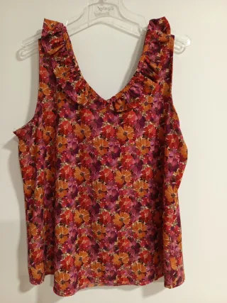 Blusa tirantes floral T/42