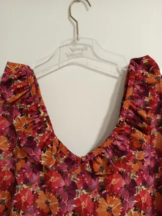 Blusa tirantes floral T/42