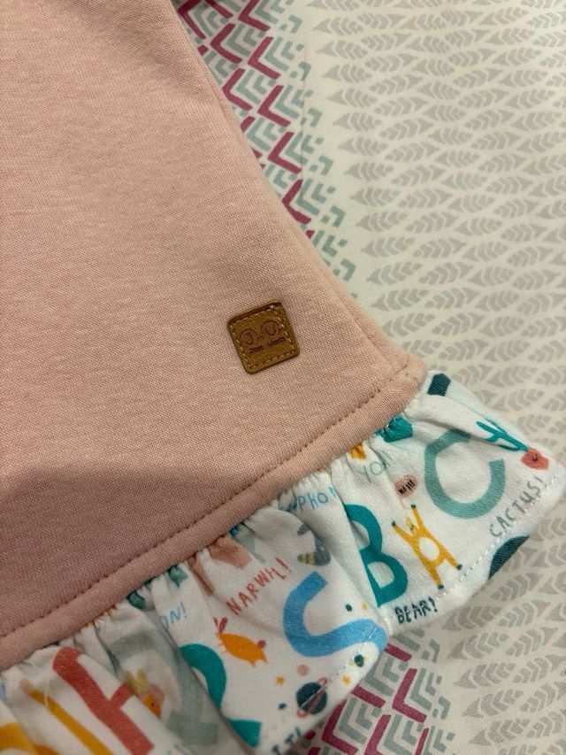 Sudadera rosa con capucha Jose varón 24m