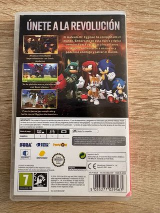 Sonic Forces Nintendo Switch