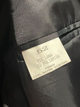 Chaqueta Blazer Grisby Caballero Talla 52 Negra
