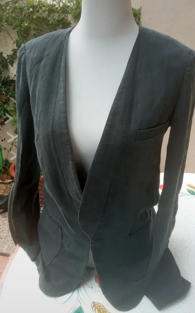 Guess, Blazer Donna Grigio Ardesia-Small 