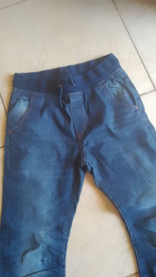Pantaloni bambino jeans blu