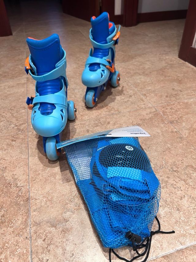 Patines ajustables y complementos para niños