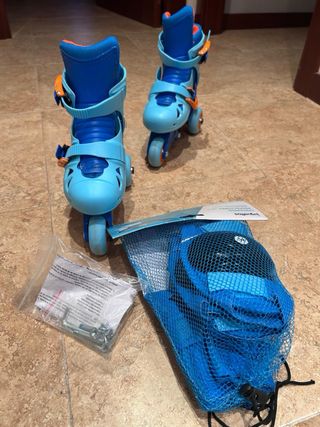 Patines ajustables y complementos para niños