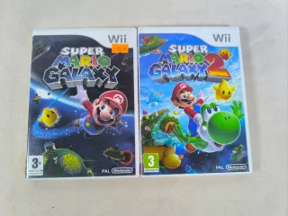 Wii Super Mario Galaxy 1 y 2