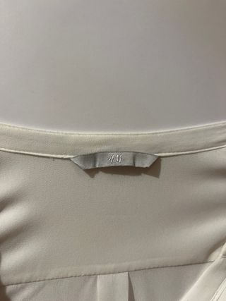 Blusa H&M blanca bordada