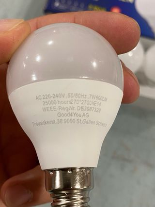 5 Lâmpadas LED KEJA 7W E14