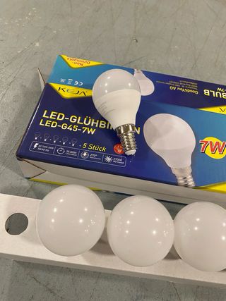 5 Lâmpadas LED KEJA 7W E14