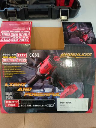 Pistola de impacto M7 DW406 1600 NM