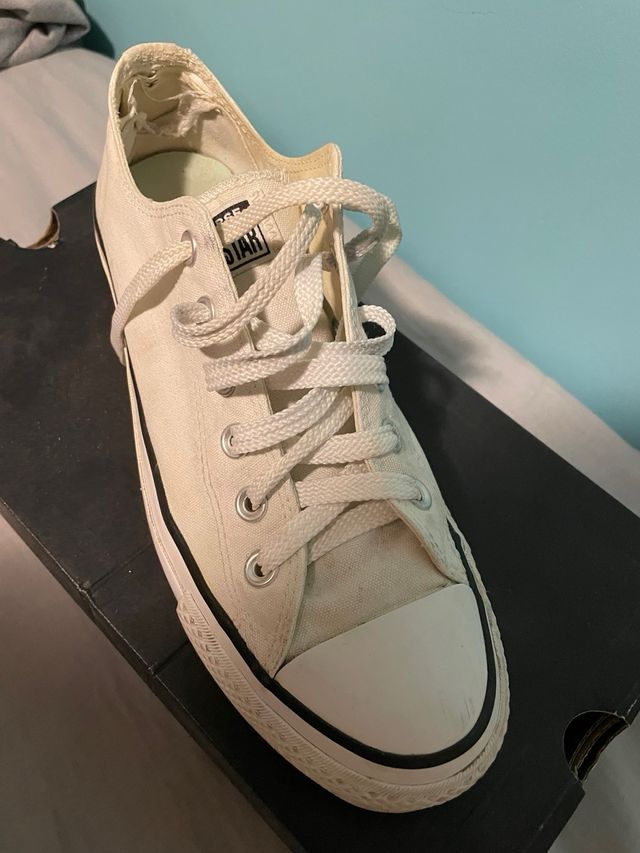 Converse All Star Plataforma Blancas