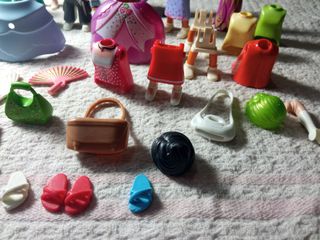 Lote Despiece Playmobil Mujer Accesorios