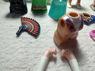 Lote Despiece Playmobil Mujer Accesorios