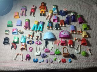 Lote Despiece Playmobil Mujer Accesorios