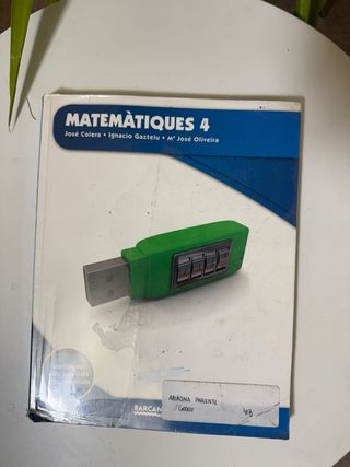 Matemàtiques 4t ESO. Llibre de l'alumne