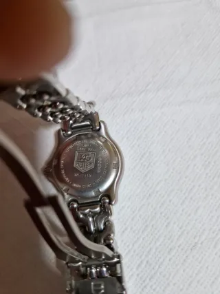 TAG Heuer Reloj de Pila Verde y Plateado