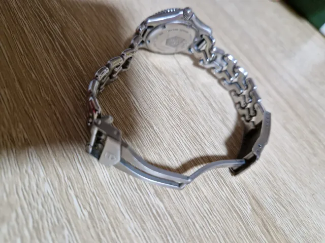 TAG Heuer Reloj de Pila Verde y Plateado Y regalo