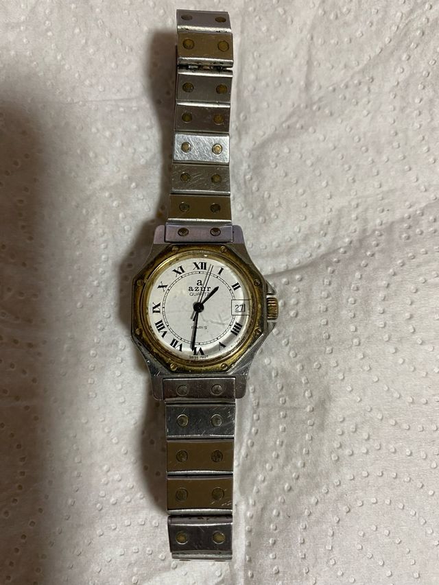 TAG Heuer Reloj de Pila Verde y Plateado Y regalo