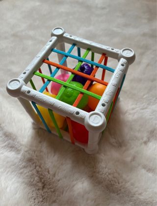 Brinquedo Bebé Cubo Encaixe Frutas