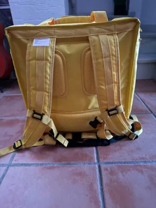 Mochila Glovo Amarilla Repartidor nueva