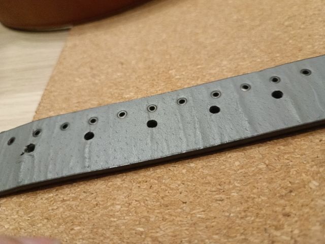 Cinturón Benetton Piel PU Gris Tachuelas