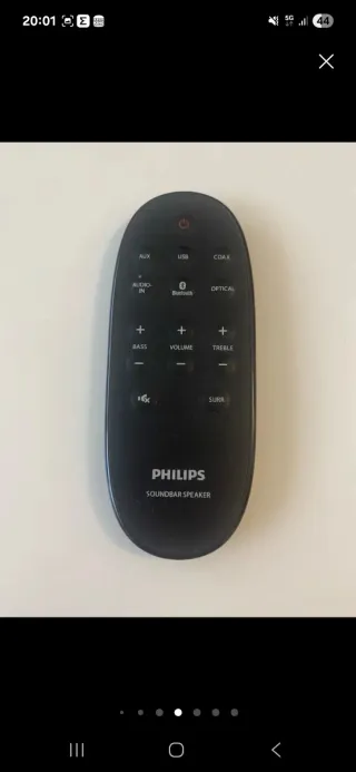 Barra de Sonido Philips Negra