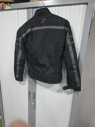 Chaqueta de moto infantil de cordura con forro ter