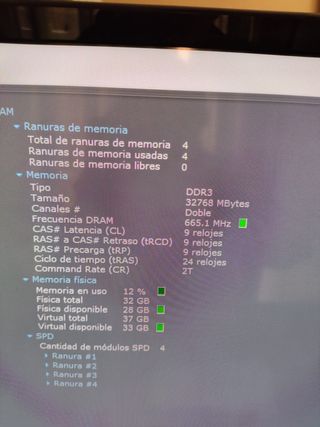 4x HyperX DDR3 32GB RAM