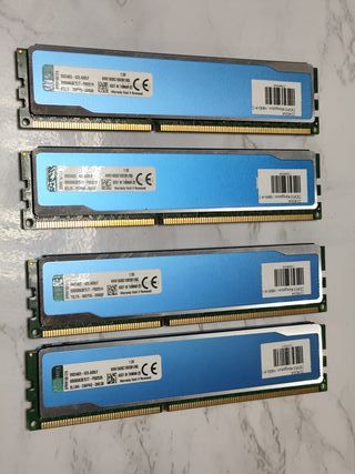 4x HyperX DDR3 32GB RAM