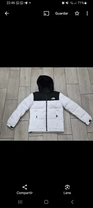 The North Face Chaqueta Negra Plumas
