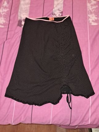 Falda corta lunares Bershka Talla M