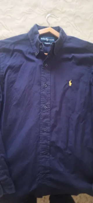 Camisa Polo Ralph Lauren Azul Hombre
