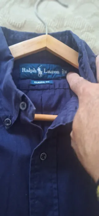 Camisa Polo Ralph Lauren Azul Hombre