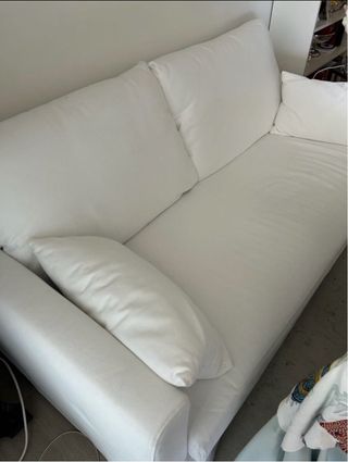 Sofá  2 Plazas Ikea Blanco