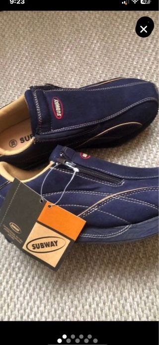 Zapatillas Subway Mujer Talla 39 Azul