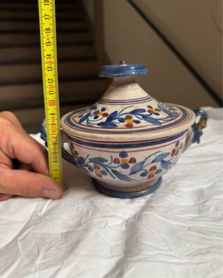 Zuppiera Vintage Decorata