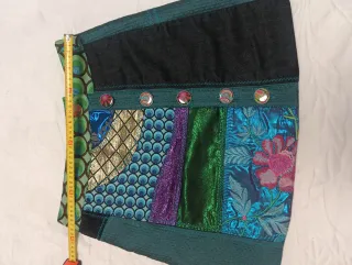 Falda Desigual Talla 38 Patchwork