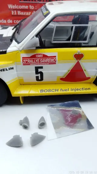 2x Retrovisores 1/18 Audi S1 quattro