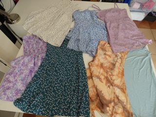 Lote 5 Vestidos y Mono Talla Única