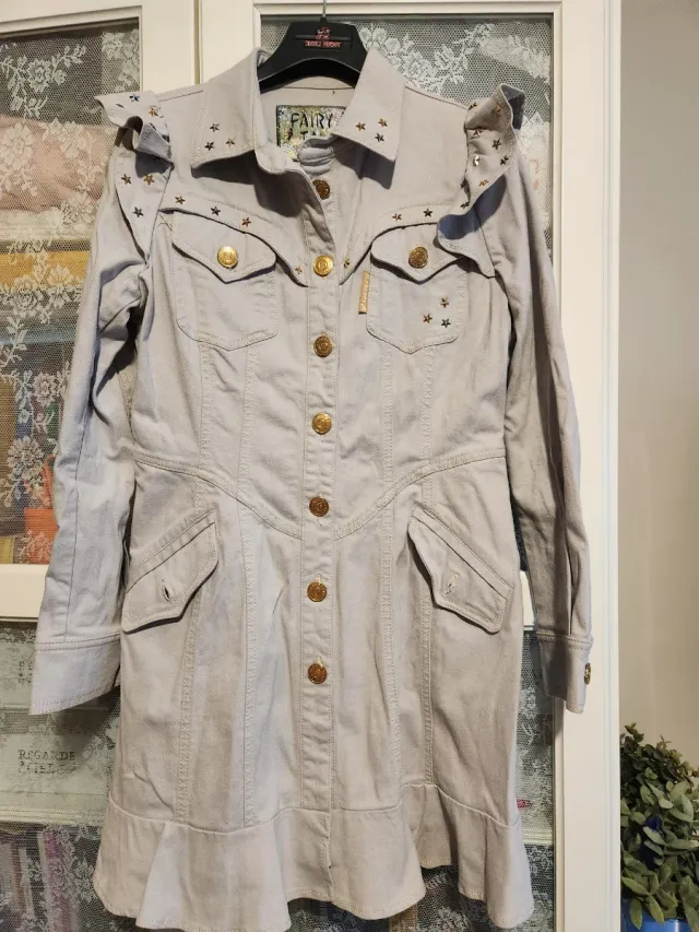 Vestido Highly Preppy gris talla M