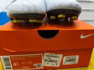 Zapatillas Fútbol Niño Nike Phantom Gris/Amarillo