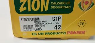 Zapato seguridad PANTER Zion t.42 ---NUEVO---