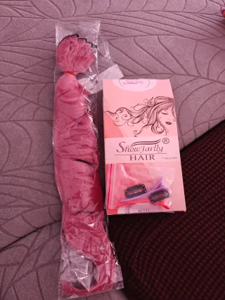 Extensión Cabello Rosa Showjourlly 24