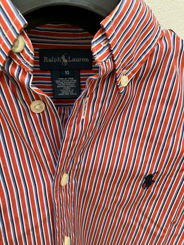 Sudadera y camisa.Polo Sport Ralph Lauren T.10