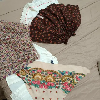 Traje Baturra Niña Multicolor