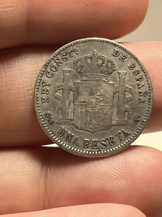 1 Peseta Alfonso XIII 1903 Argento