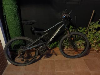 Bicicleta B-Twin Montaña Doble Suspensión