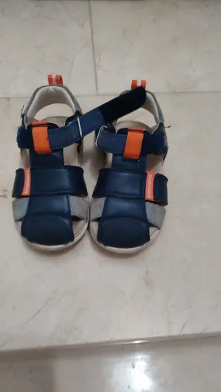 Sandalias Blancas Niña Talla 24 Estrellas