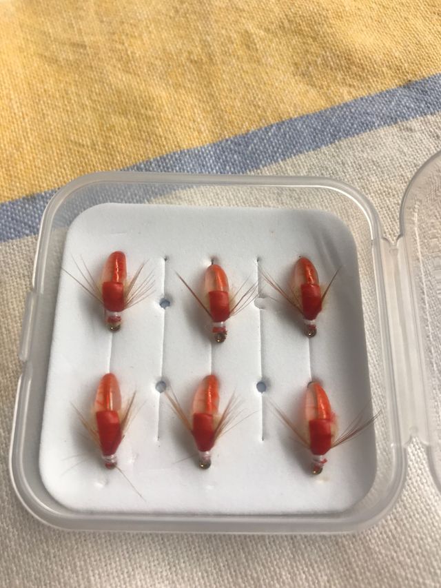 6 Moscas Perdigones Ninfa Trucha