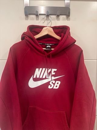Sudadera Nike SB roja/granate - Talla L